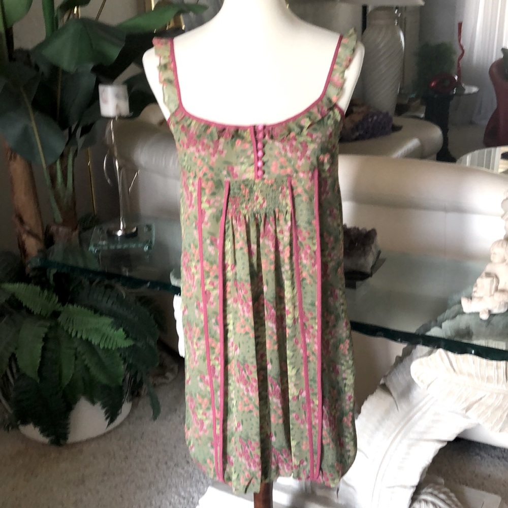 SZ S NWOT KENSIE GIRL DRESS W/ ADJUSTABLE STRAPS ABOVE KNEE LENGTH